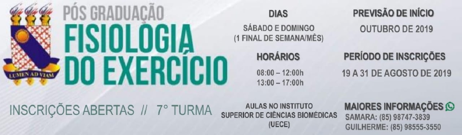 Aperfeiçoamento/Especialização em Fisiologia do Exercício Físico