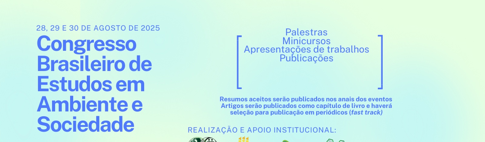 Congresso Brasileiro de Estudos em Ambiente e Sociedade