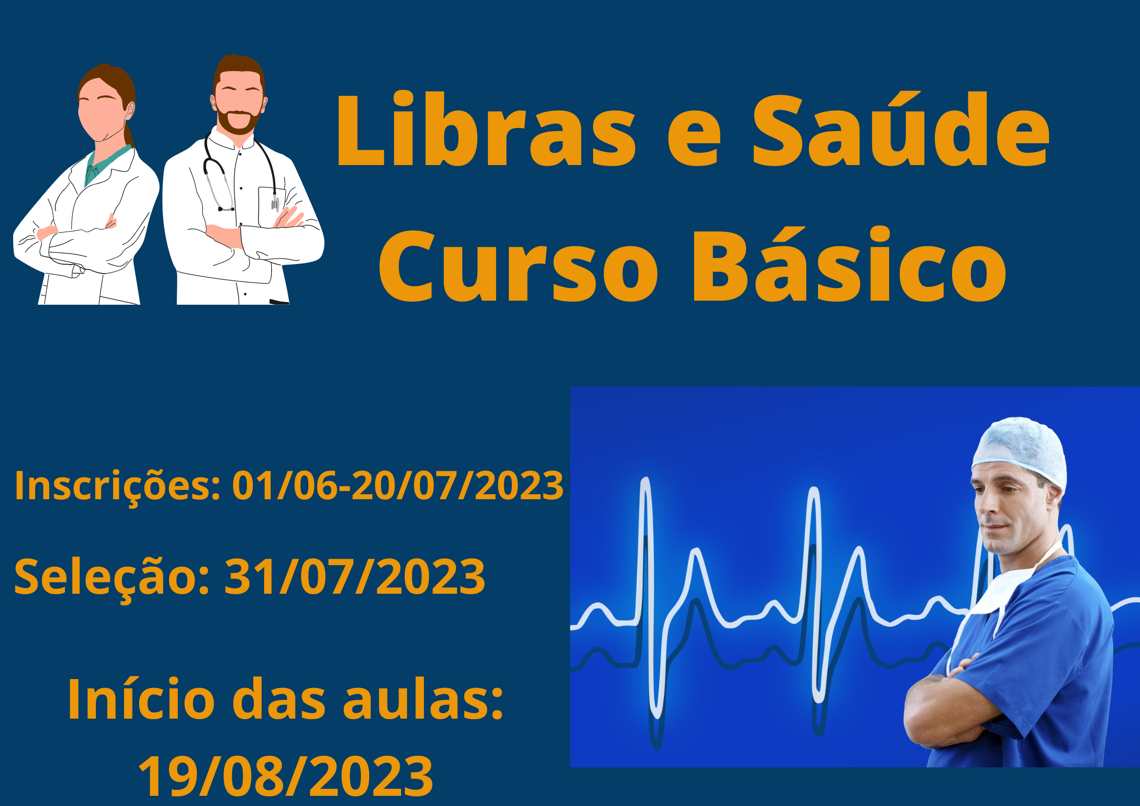 Curso de Extensão em Libras: Acessibilidade na área da Saúde