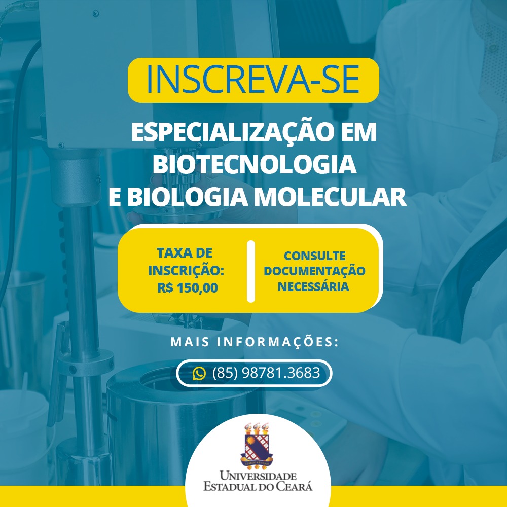 Especialização em Biotecnologia e Biologia Molecular Aplicadas à Saúde